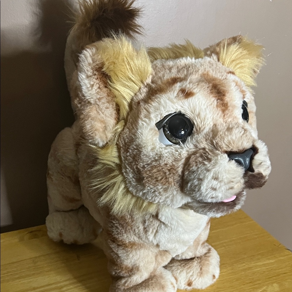 😄Simba Furreal animated plush interactive toy